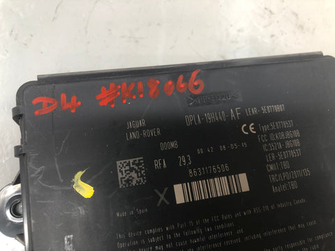 Discovery 4 Keyless Control Module DPLA-19H440-AF Land Rover 2009 to 2013