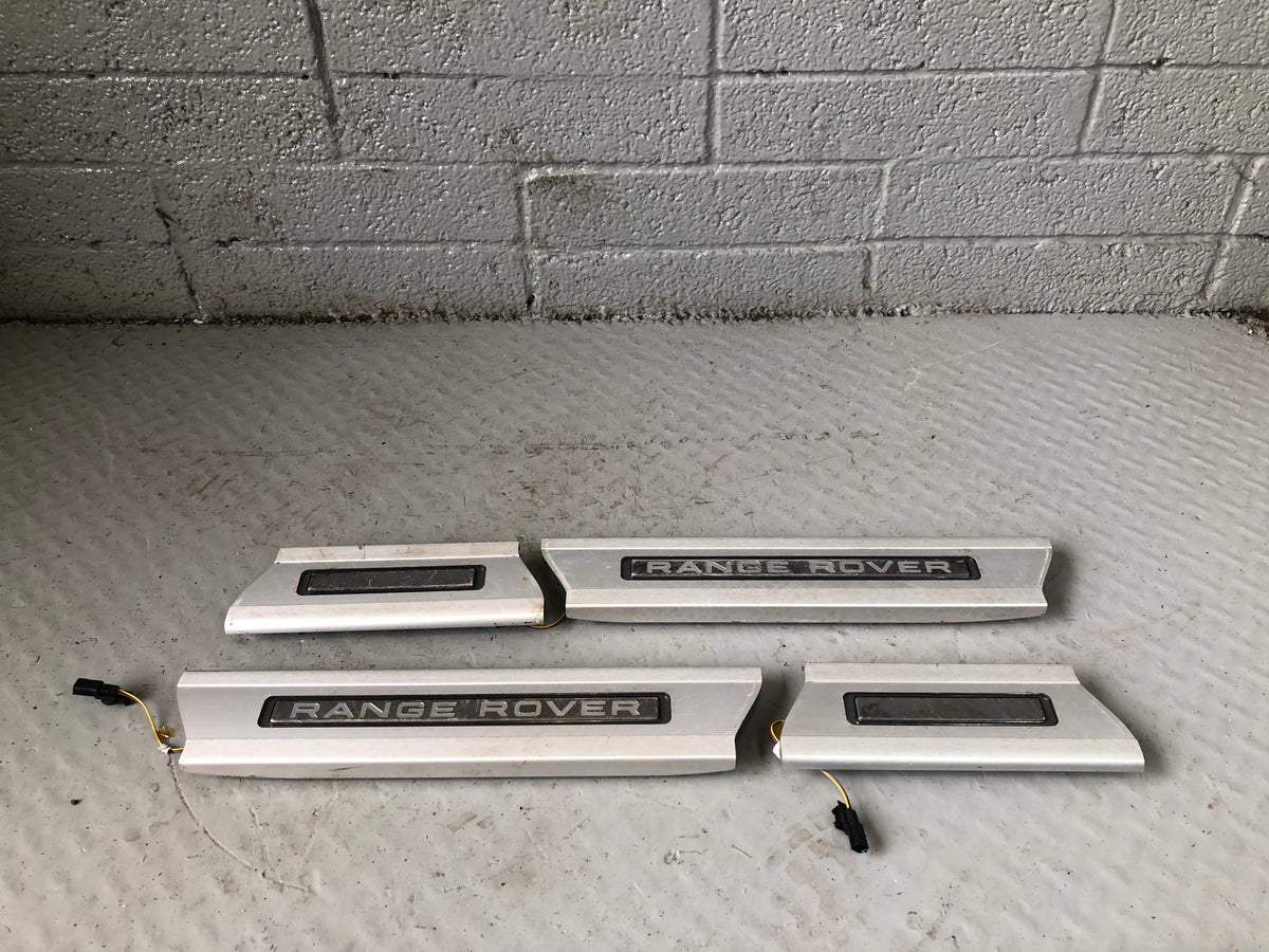 Range Rover Sport Illuminated Kick Scuff Plates Sill Trims Full Set L494