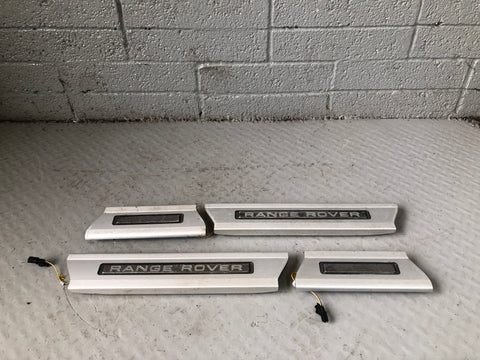 Range Rover Sport Illuminated Kick Scuff Plates Sill Trims Full Set L494