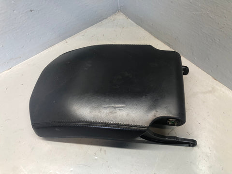 Range Rover L405 Centre Console Front Armrest Lid Black Leather L15056