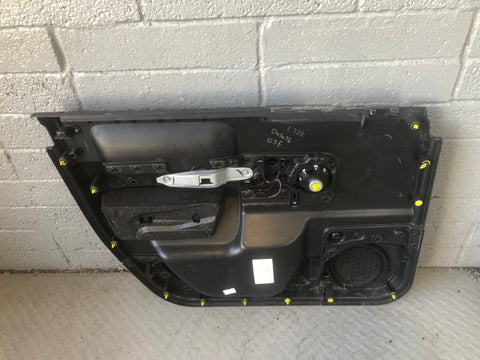Range Rover L322 Door Cards x 4 in Black with Black Trim 2006 to 2009 D01076