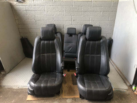 Range Rover L322 Leather Seats Black Heated Facelift 2010 to 2013 L29076