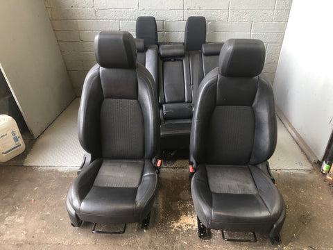 Discovery Sport Seats Set Manual Black Leather 7 Seater L550 Land Rover L12086