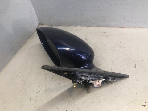 Porsche Boxster 986 Door Mirror Near Side Lapis Blue Metallic 1996 to 2004
