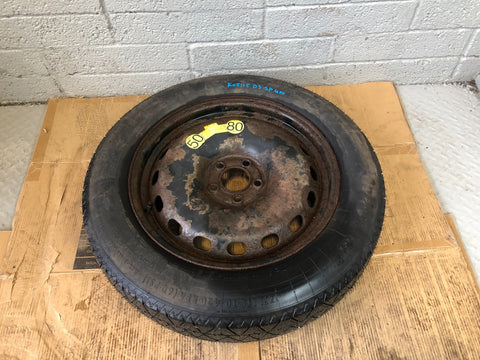 Discovery 3 and 4 Steel Spare Wheel 19" Space Saver 175 80 19 Land Rover