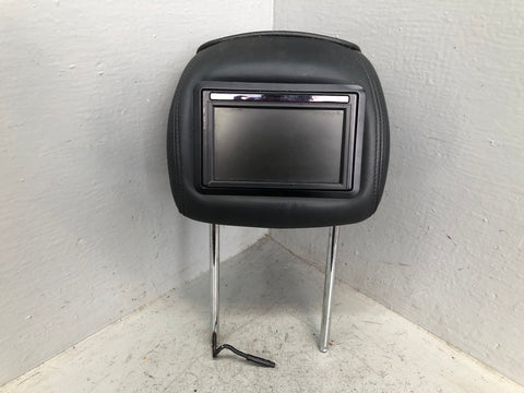 Range Rover L322 Head Rests Pair With Screens Black Leather With Remote Kit