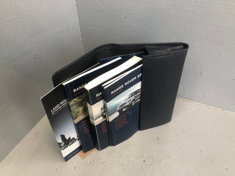 Range Rover Sport Handbook Manual User Guides in Wallet 2005 to 2009 D17066