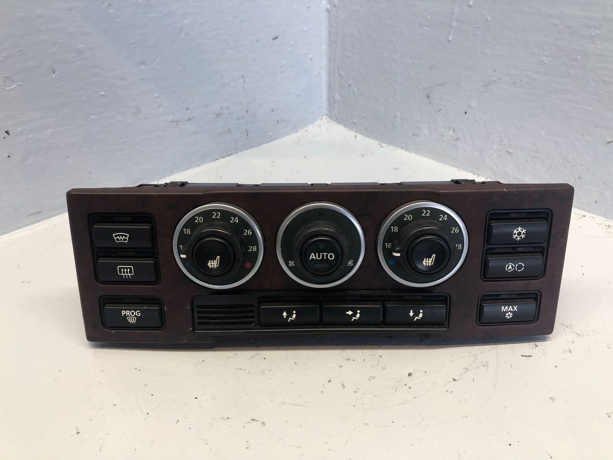 Range Rover L322 Heater Control Panel JFC000373PUY TD6 and V8 Burr Wood
