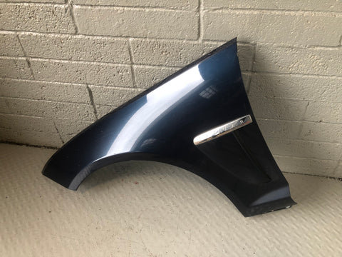 Jaguar XF Wing Front Near Side Left Indigo Blue Metallic JJX X250 2008 to 2015