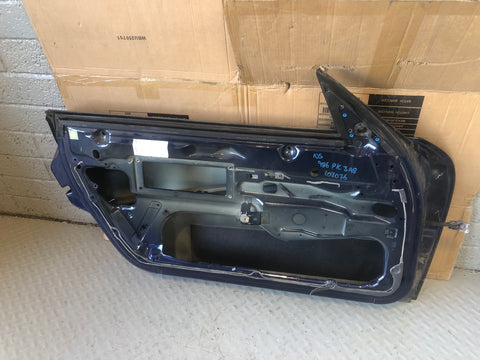 Porsche Boxster 986 Door Near Side Left in Lapis Blue Metallic 3A8 1996 to 2004