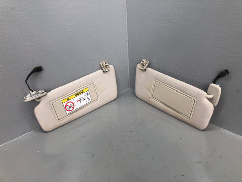 Range Rover Evoque Sun Visors Illuminated Pair Of in White L538 L03066