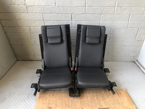 Discovery 3 Seats Rear 3rd Third Row in Black Land Rover 2004 to 2009 J17076