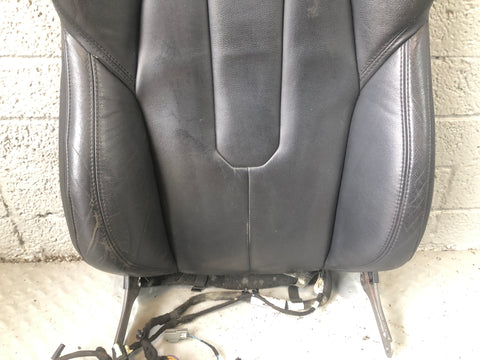 Range Rover Evoque Seat Back Front Off Side Leather Black 3 Door 2011 to 2015