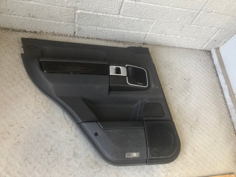 Range Rover L322 Door Cards x 4 in Black with Black Trim 2006 to 2009 D01076