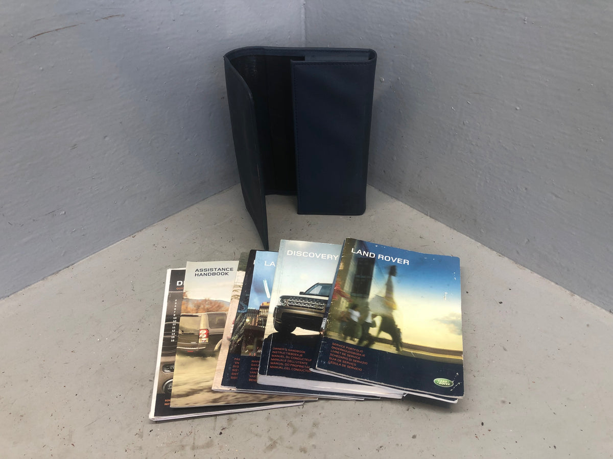 Discovery 4 Handbook User Manual in Wallet Land Rover 2014 to 2016 L10076