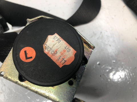 Freelander 1 Seat Belt in Black Near Side Front 5 Door Land Rover 1998 to 2006