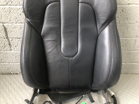 Range Rover Evoque Seat Back Front Near Side Leather Black 3 Door 2011 to 2015