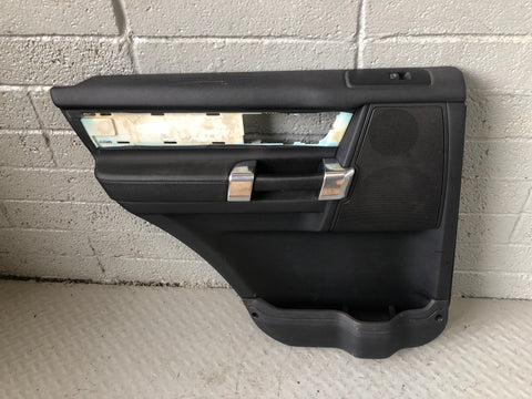 Discovery 4 Door Cards Black Set of 4 Silver Trim Land Rover 2009 to 2013 D27056