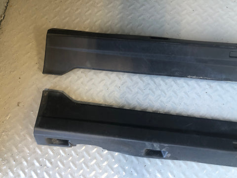 Freelander 2 Sill Cover Trims Pair Land Rover 2006 to 2014 Black Plastic J31076