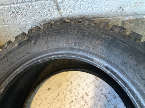 Insa Turbo Ranger 255 55 18 Tyre Part Worn 10mm D23106A