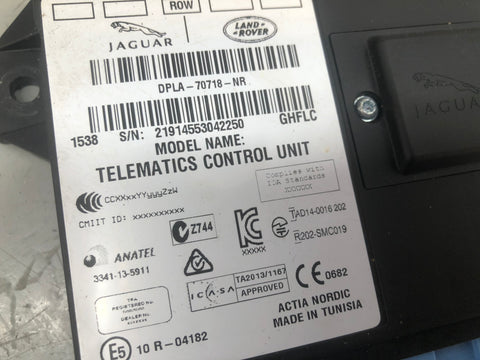 Discovery Sport Telematics Control Module DPLA-70718-NR Land Rover 2014 to 2019