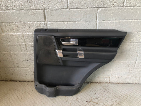 Discovery 4 Door Cards Black Set of 4 Silver Trim Land Rover 2009 to 2013 J23096