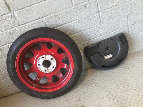 Porsche Boxster 986 17” Space Saver Spare Wheel with Jack Tool Kit 1996 to 2004