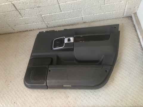 Range Rover L322 Door Cards x 4 in Black with Black Trim 2006 to 2009 D01076