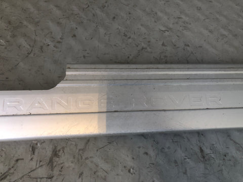 Range Rover L322 Kick Plates Full Set of 4 Aluminium Black 2002 to 2013 D01076