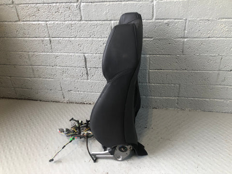 Range Rover Evoque Seat Back Front Off Side Leather Black 3 Door 2011 to 2015