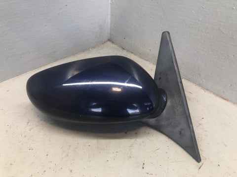 Porsche Boxster 986 Door Mirror Off Side Lapis Blue Metallic 1996 to 2004