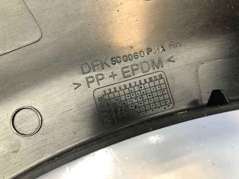 Freelander 1 Rear Wheel Arch Trim Off Side 5 Door Land Rover 1998 to 2006