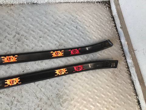 Range Rover L405 Roof Channel Trim Strip Pair Causeway Grey 2013 to 2017
