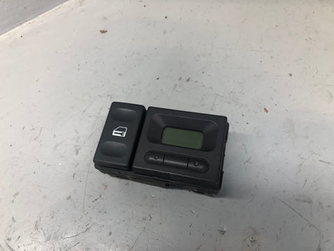 Discovery 2 Clock and Central Locking Button Grey YFB100500LNF Land Rover