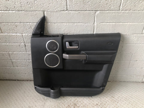 Discovery 3 Door Cards Black Set of 4 Grey Trim Land Rover 2004 to 2009 J12086
