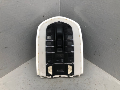 Porsche Cayenne 958.1 92A Interior Light Panel Panel Front with Sunroof Switch