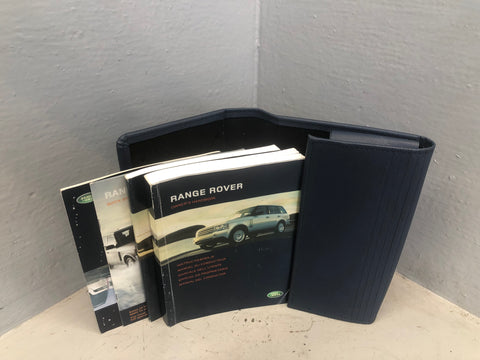 Range Rover Handbook Manual User Guides in Wallet L322 Facelift D01076