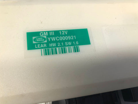 Range Rover L322 Body Control Module BCM BCU ECU YWC000921 Land Rover