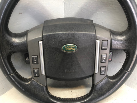 Steering Wheel Multi Function Leather Black Discovery 3 Range Rover Sport J12086