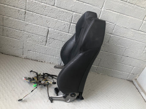 Range Rover Evoque Seat Back Front Off Side Leather Black 3 Door 2011 to 2015
