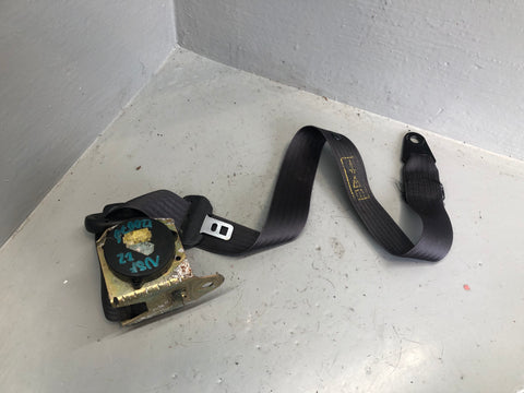 Discovery 2 Seat Belt Assembly Near Side Front in Grey Land Rover 1998 to 2004