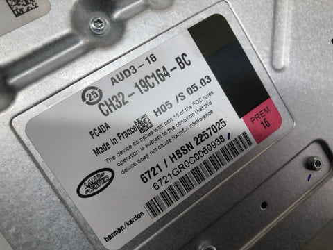 Amplifier Harman Kardon CH32-19C164-BC Discovery 4 Range Rover Sport Land Rover