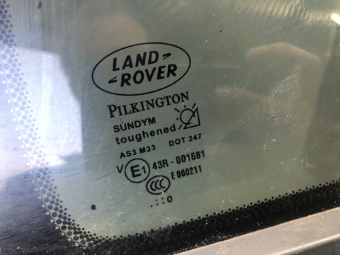 Range Rover Sport Glass Rear Door Quarter Off Side Tinted L320 D16076