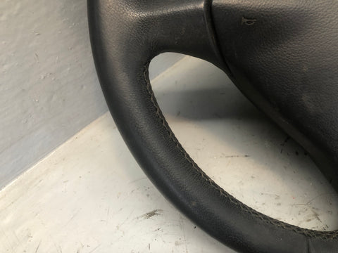 Porsche Boxster 986 Steering Wheel 3 Spoke in Black Leather 1996 to 2002
