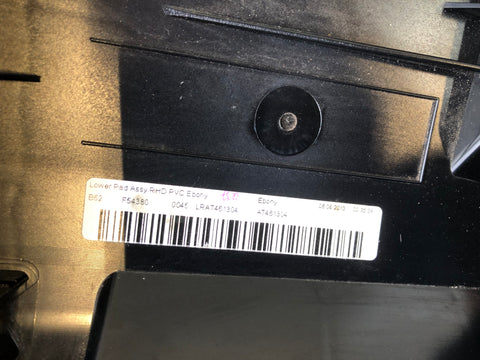 Range Rover L494 Dash Panel Lower Trim Surround in Black 2013 to 2017