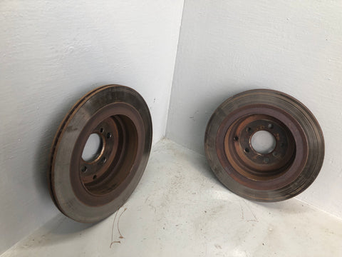 Range Rover Brake Disc Rotors Pair Of Rear L322 2006 to 2010 K11056