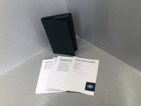 Range Rover Evoque Handbook User Manual in Wallet L538 2011 to 2018 L03066