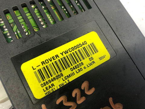 Range Rover L322 Lighting Light Control Module LMC ECU YWC000540 2002 to 2006