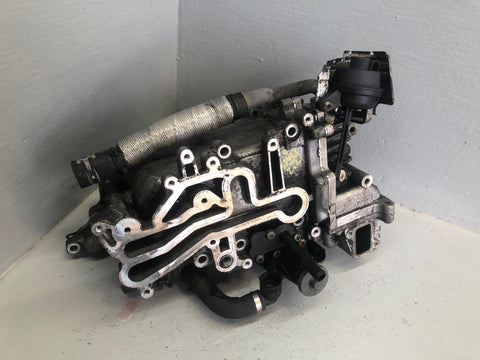 Range Rover L322 EGR Valve and Cooler Housing 4.4 TDV8 AL3Q-9U483-ED