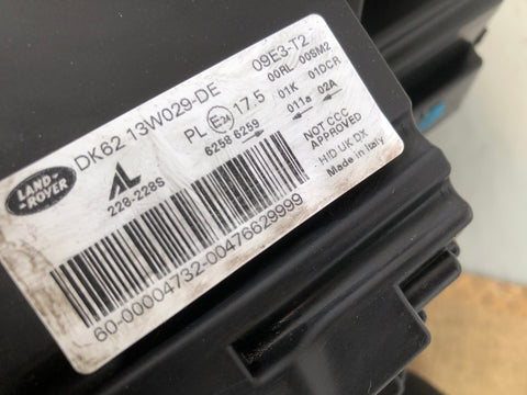 Range Rover Sport Headlight Xenon Off Side Right L494 DK62-13W029-DE